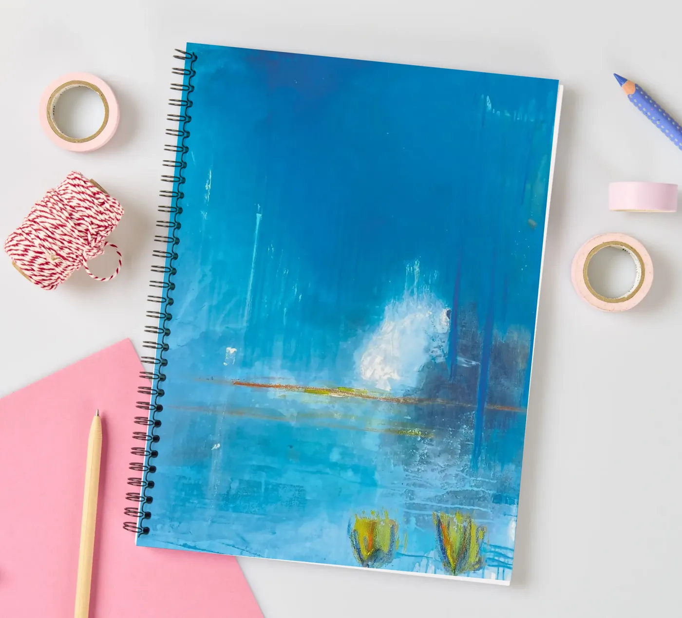 falling cloud spiral notebook by MissVeroonica