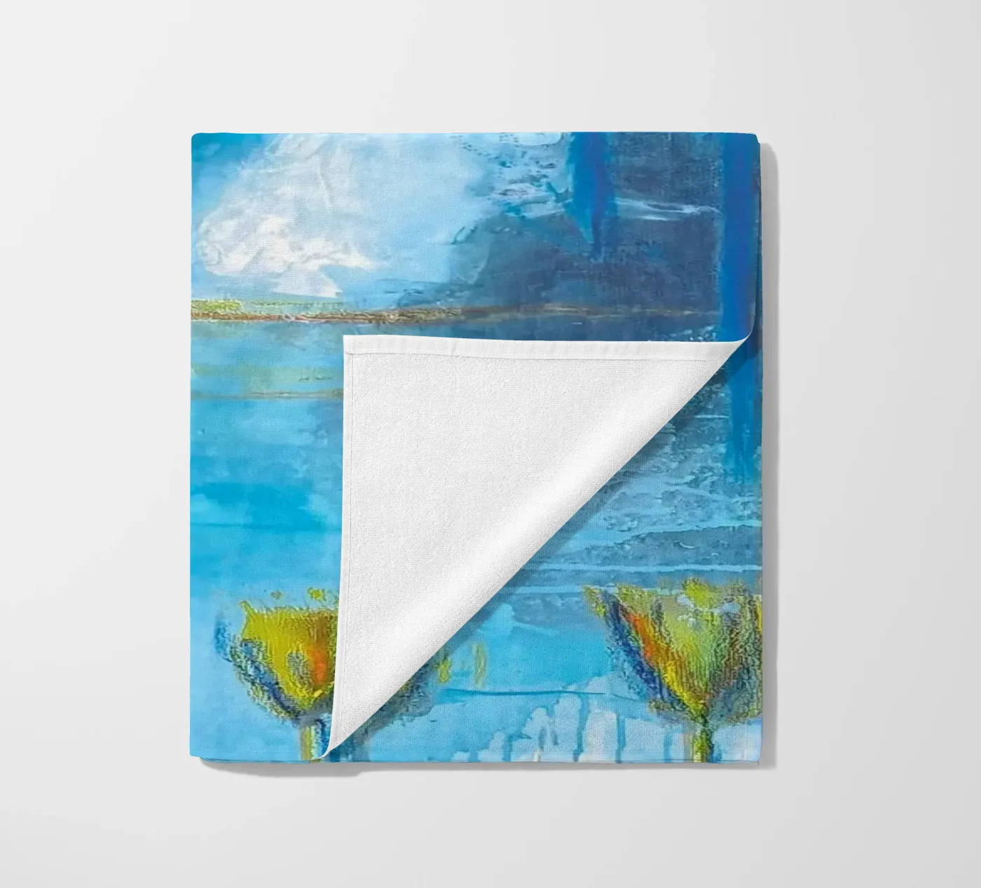 falling cloud beach towel by MissVeroonica