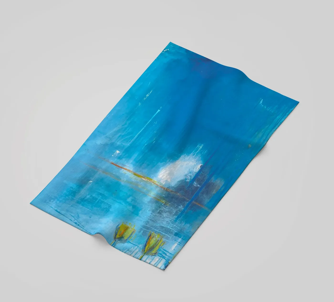 falling cloud beach towel by MissVeroonica