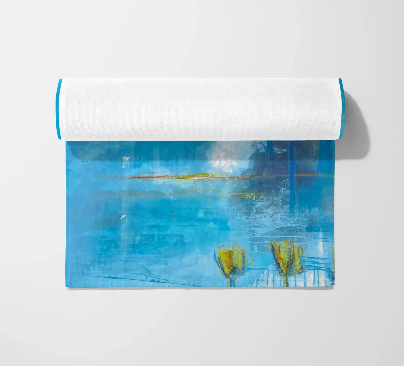 falling cloud beach towel by MissVeroonica