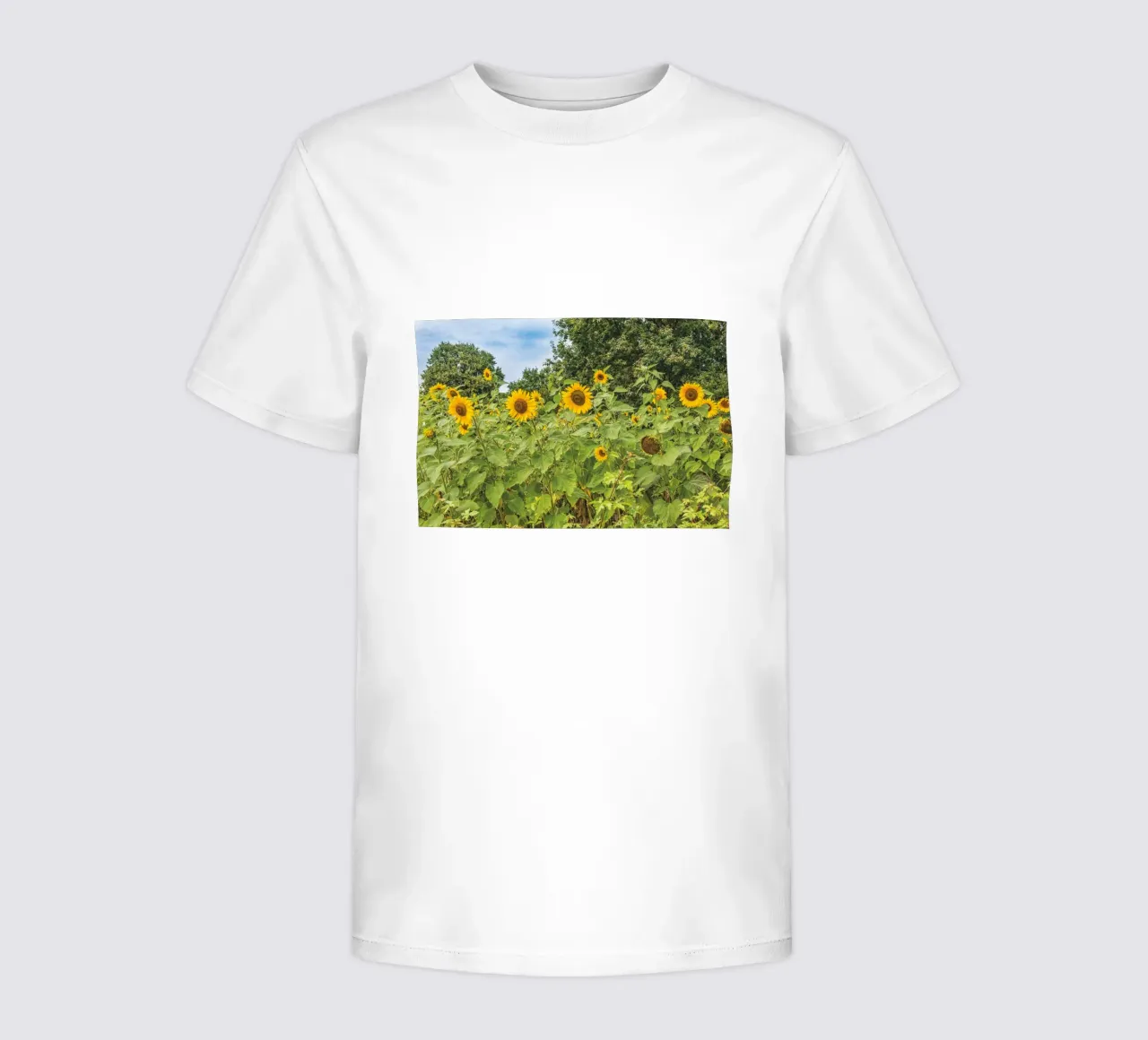 A Radiant Tribute to the Sun - Sunflowers kids t-shirt by Curious Collections by Marielle Leenders