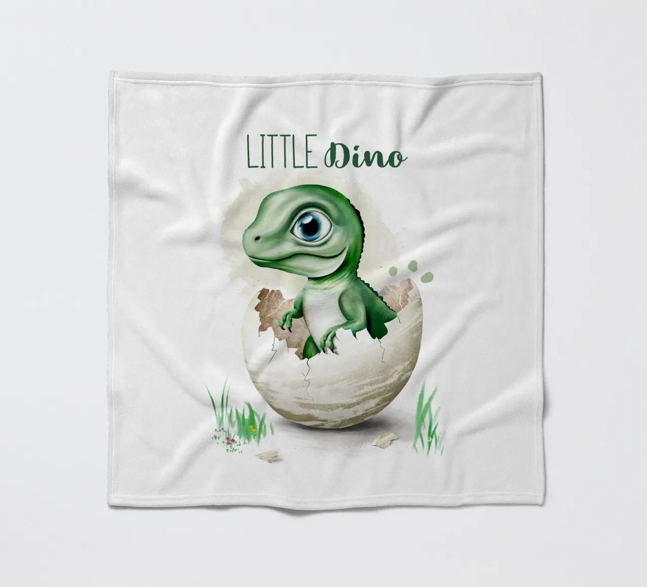 Little Dino coperta in pile da Moonlit Illustrations