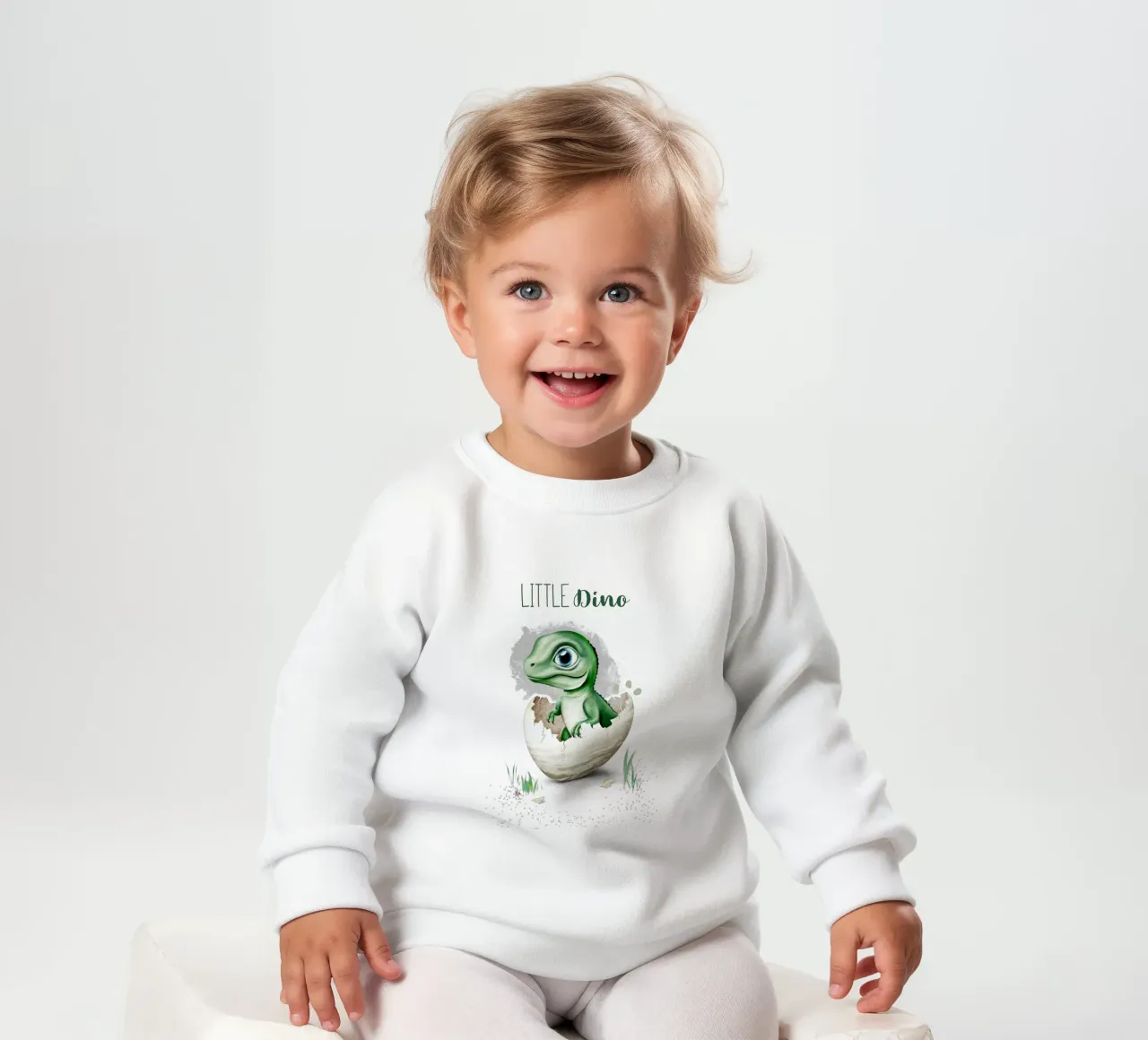 Little Dino felpa neonato da Moonlit Illustrations