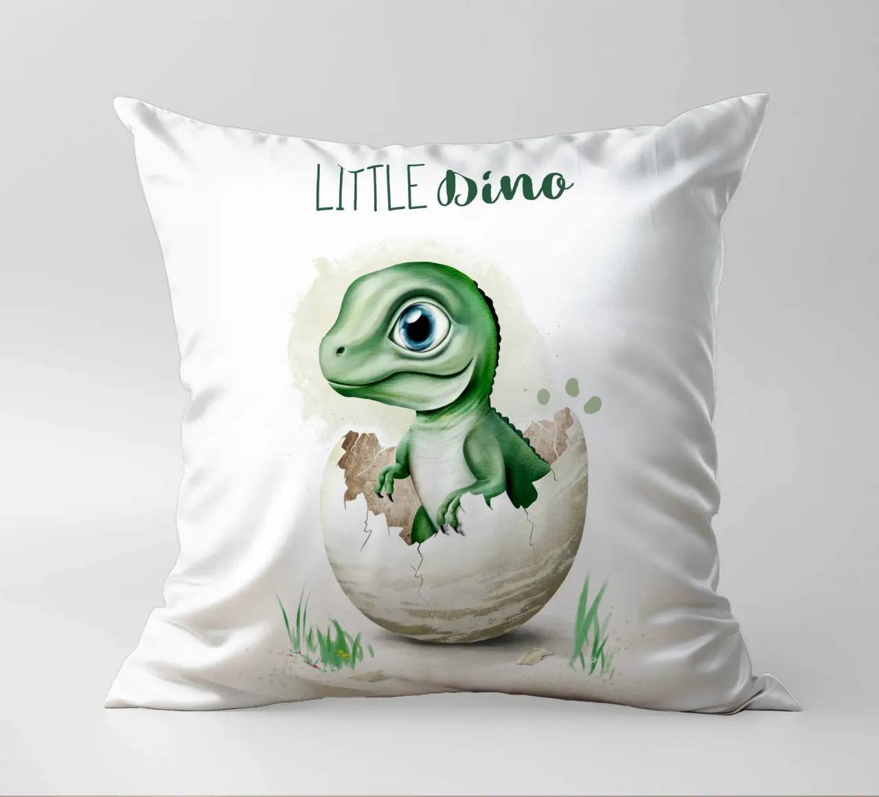 Little Dino cuscino da Moonlit Illustrations