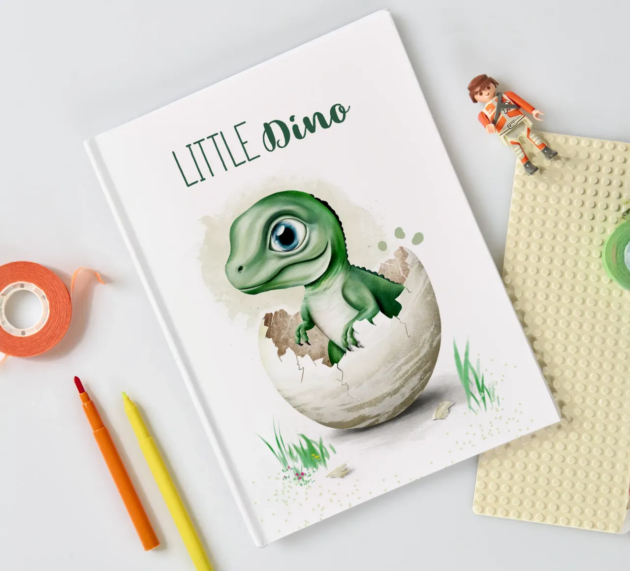 Little Dino notebook by Moonlit Illustrations