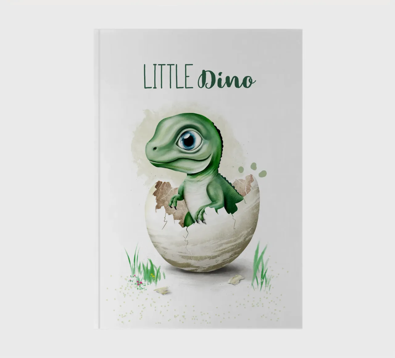 Little Dino notebook by Moonlit Illustrations