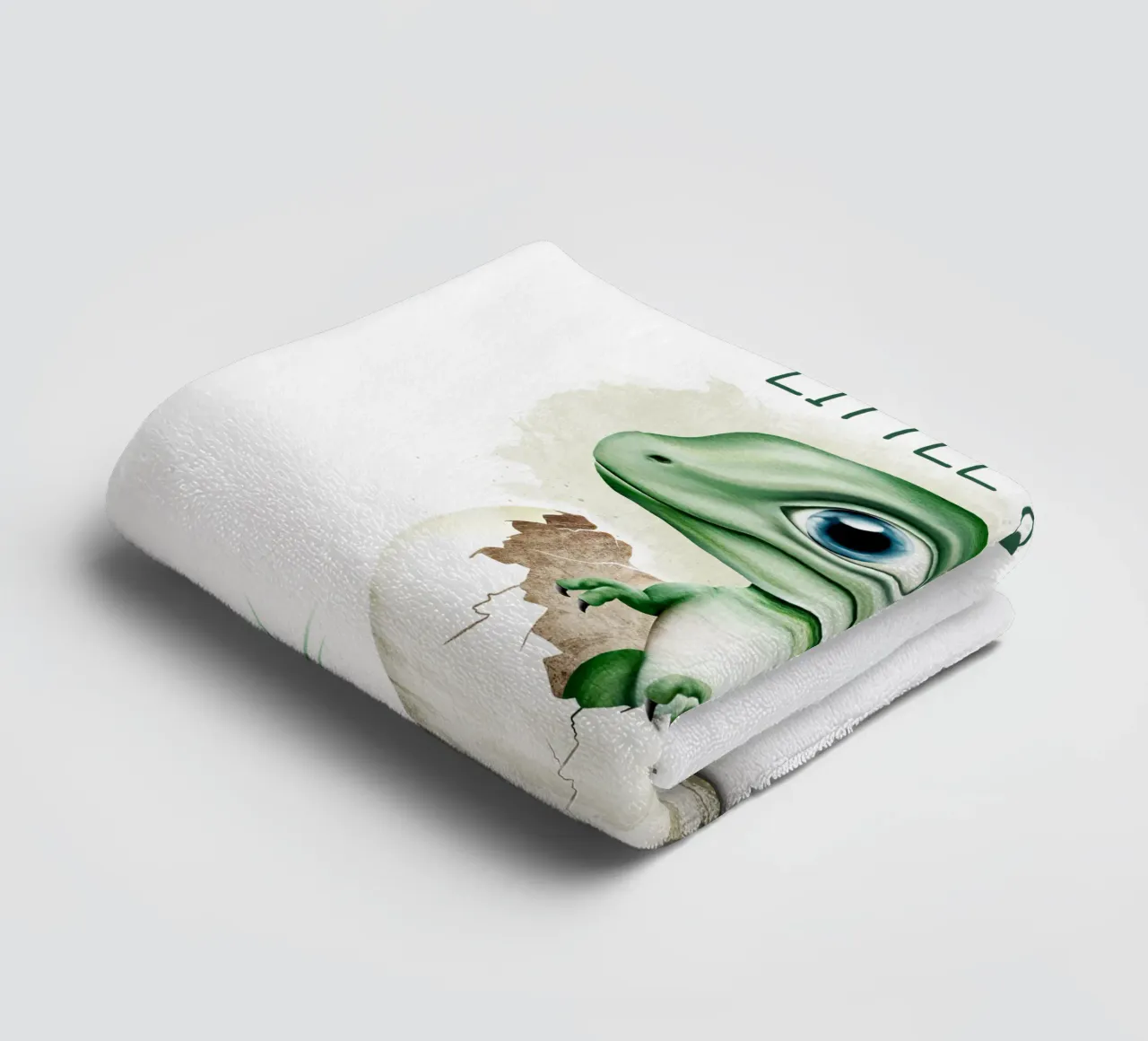 Little Dino asciugamano da bagno da Moonlit Illustrations