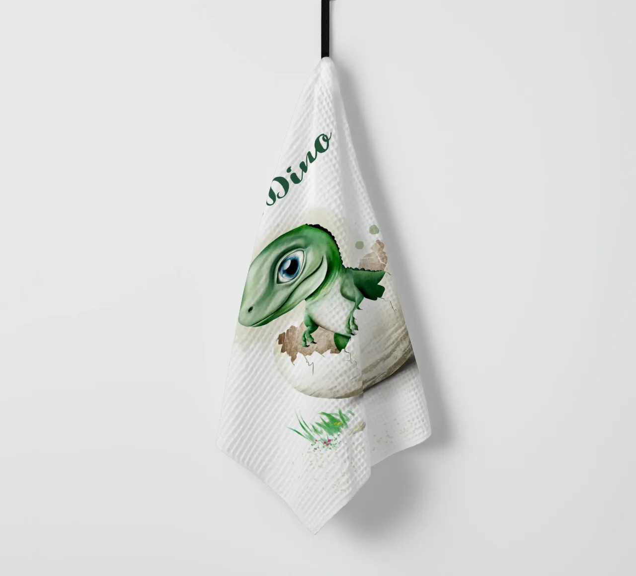 Little Dino canovaccio da cucina da Moonlit Illustrations