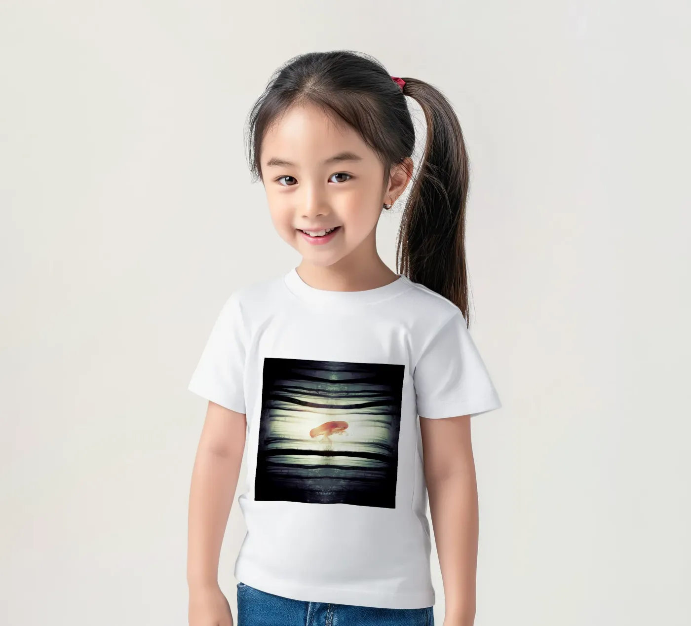 Glow kinder t-shirt van Eugene Soloviev