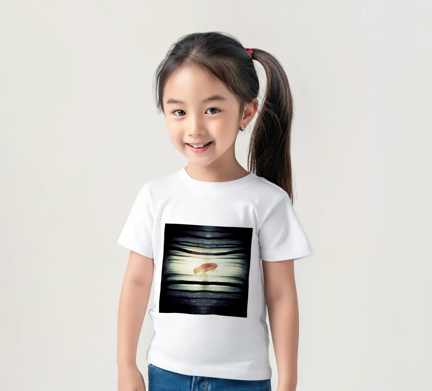 Glow t-shirt bambini da Eugene Soloviev