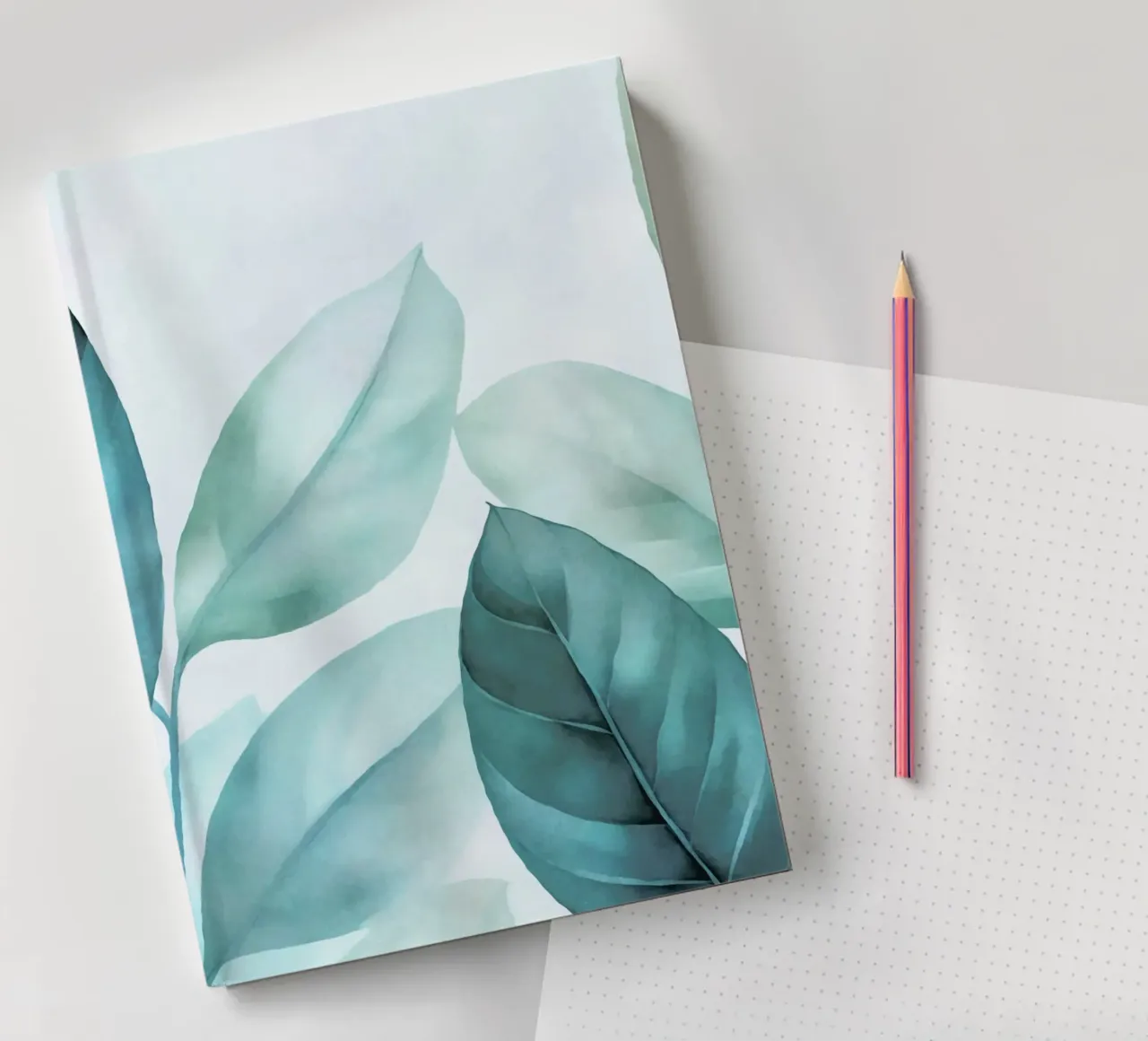 Feuillage émeraude calme carnet de notes de Andrea Haase Modern Home