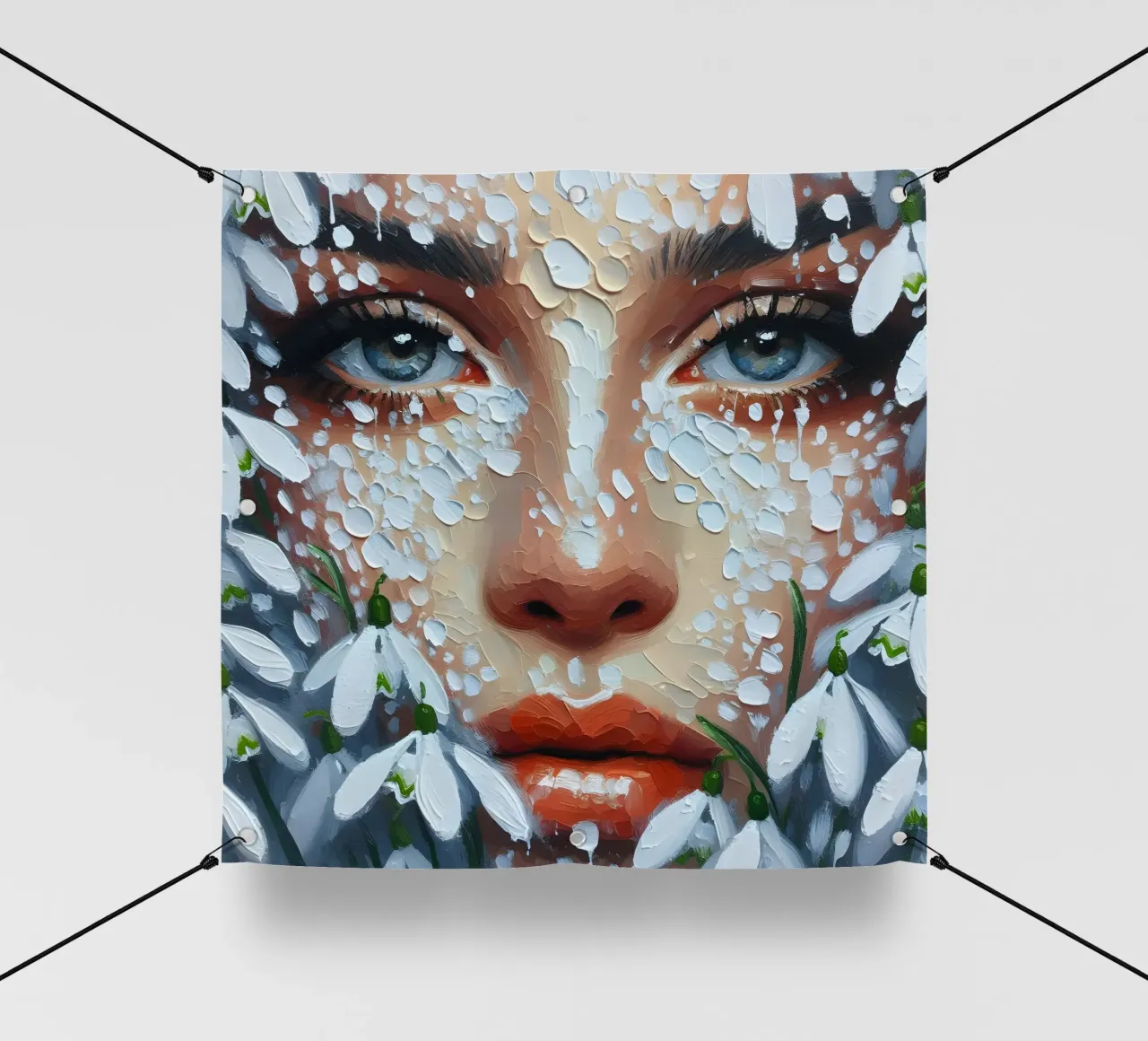 Bucaneve di Natale telo in pvc da ARTOMATIC