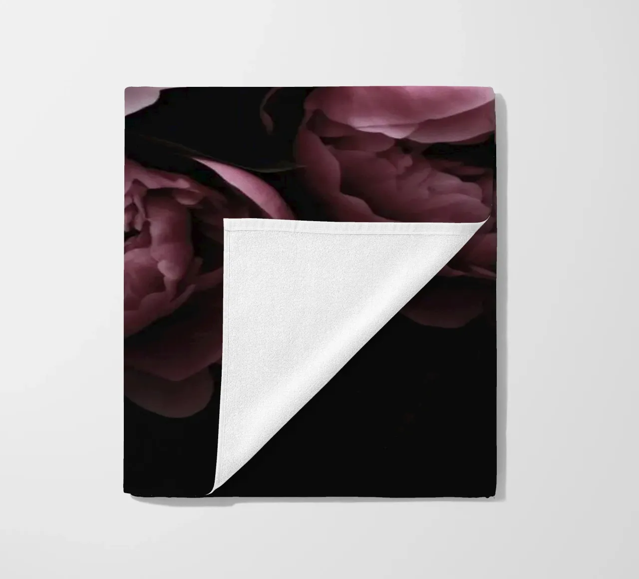 Opulent Peonie Flowers Moody Romantic Pastel Pink beach towel by Andrea Haase Floral Passion