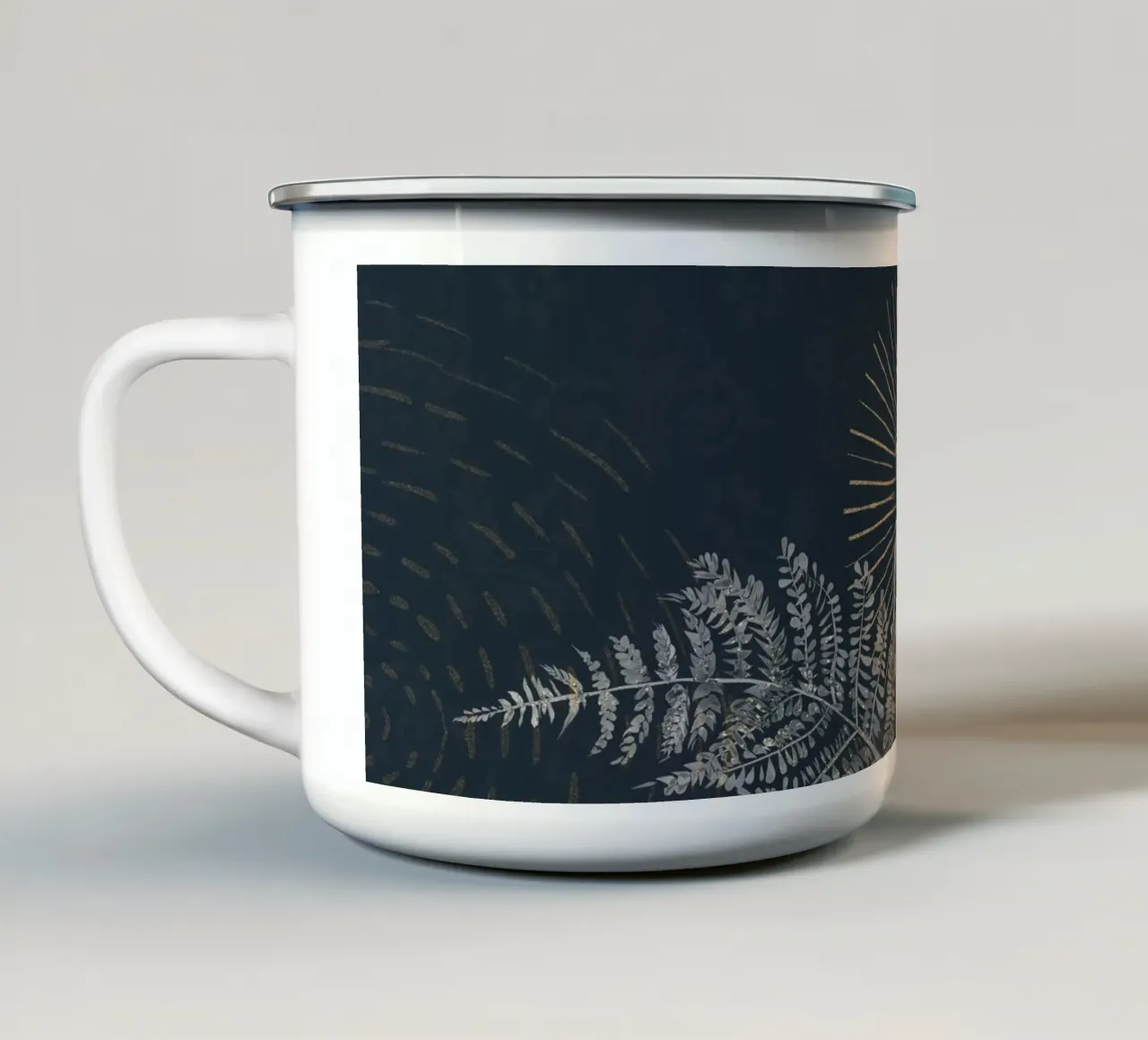 Graceful Strength - Omaggio al potere femminile tazza in smalto da Andrea Haase Vintage World