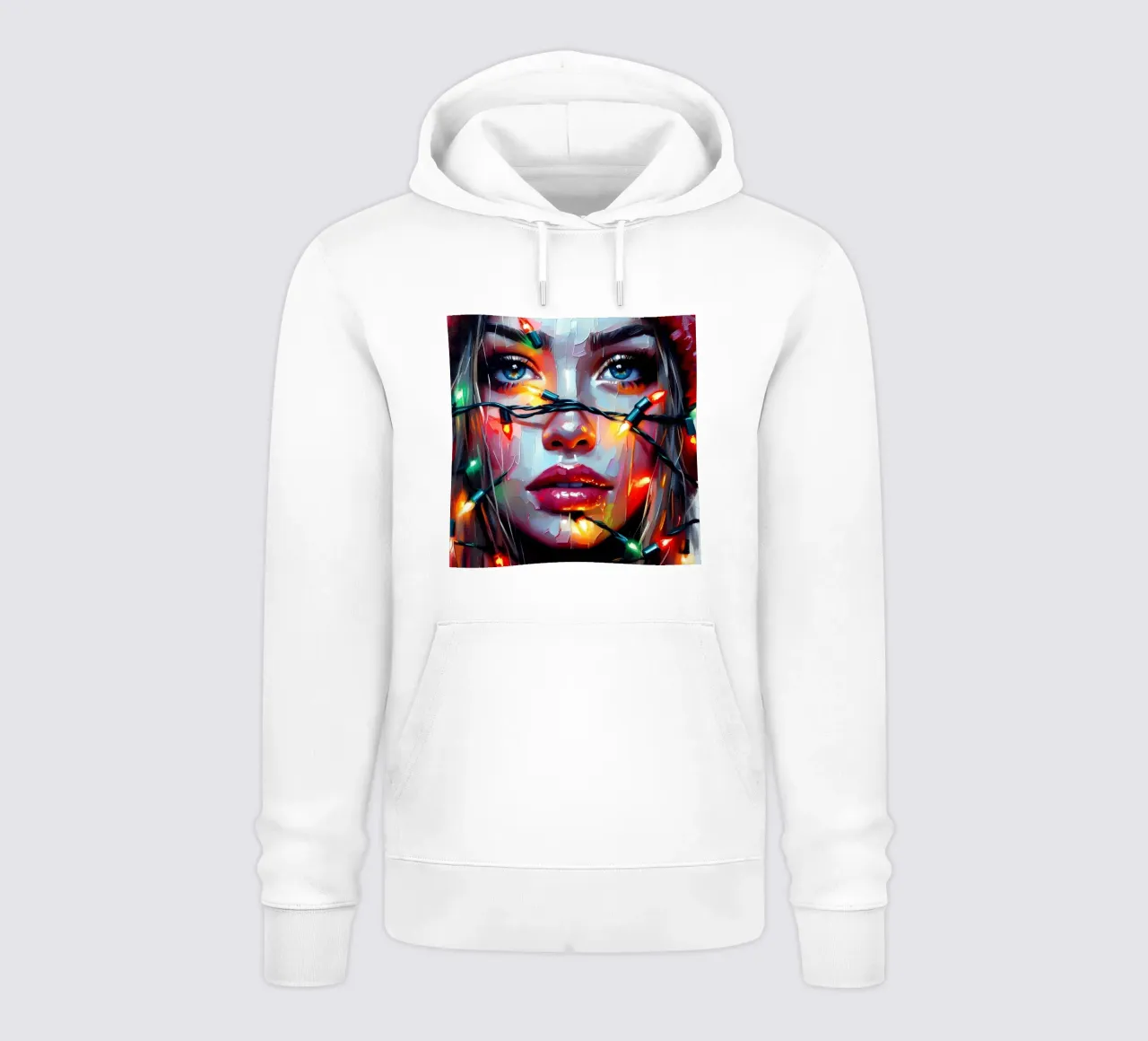 Luces intermitentes de Navidad sudadera con capucha de ARTOMATIC