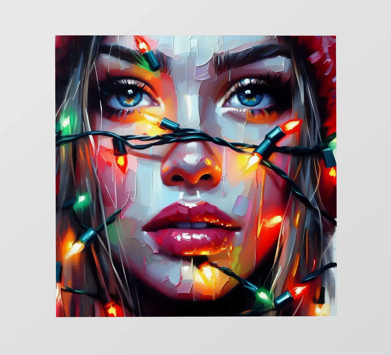 Luces intermitentes de Navidad papel para pared de ARTOMATIC