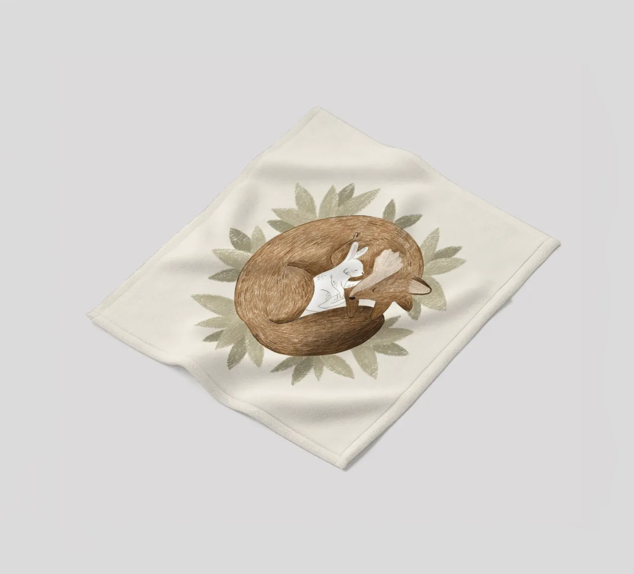 Anna Lunak - Fuchs und Hase coperta in pile da The Artcircle