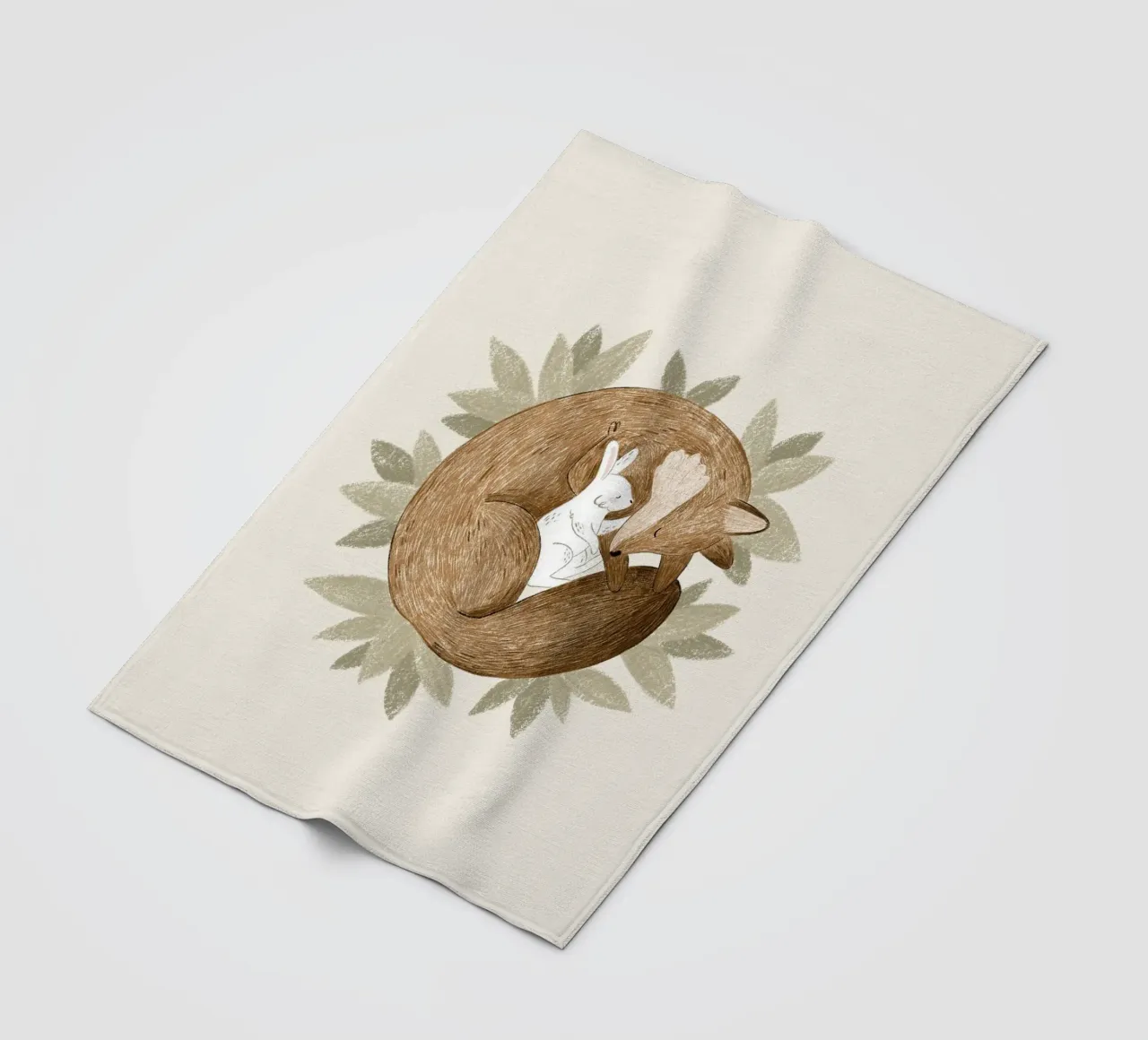 Anna Lunak - Fuchs und Hase coperta in pile da The Artcircle