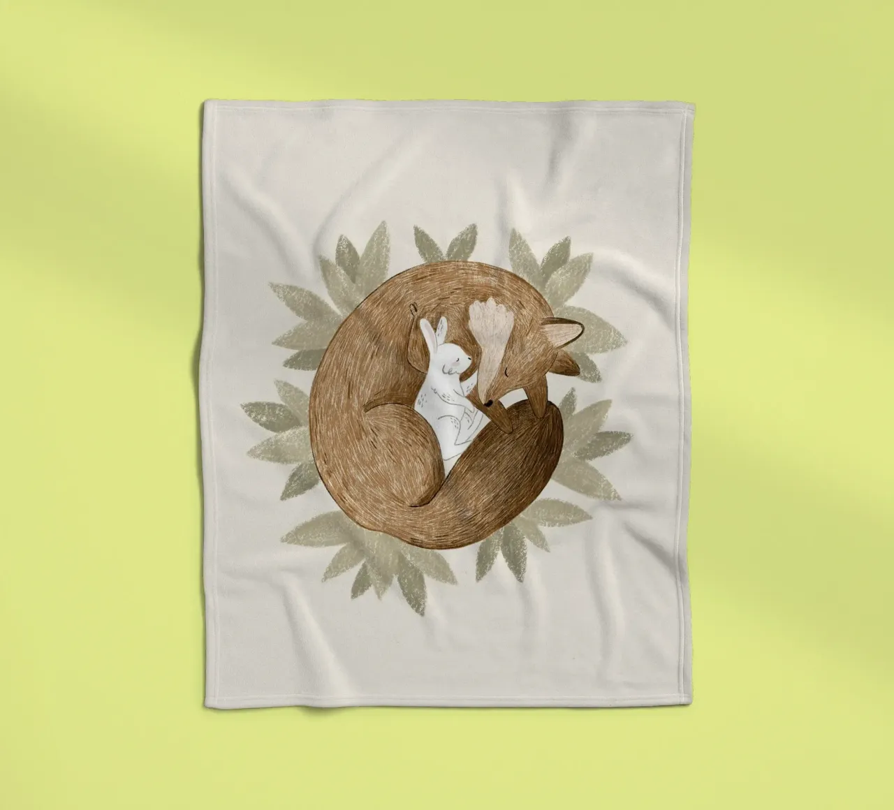 Anna Lunak - Fuchs und Hase coperta in pile da The Artcircle