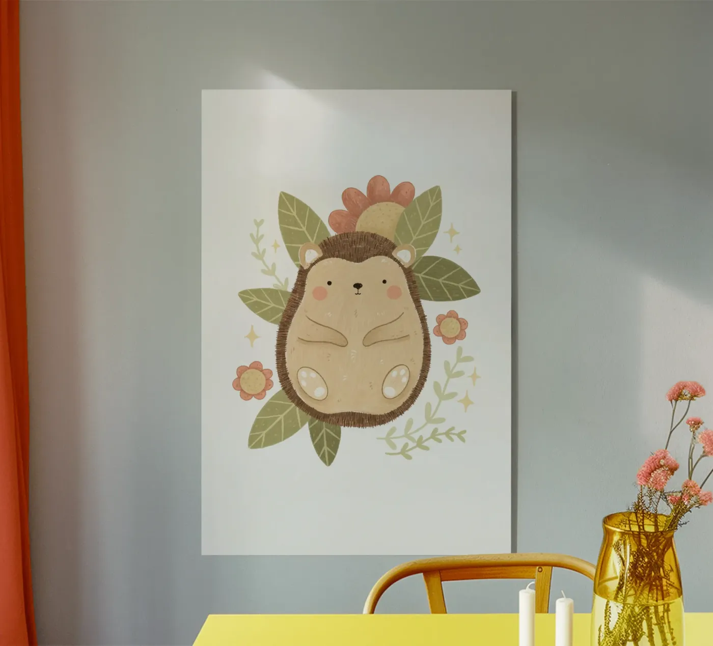 Anna Lunak - Igel acryl van The Artcircle