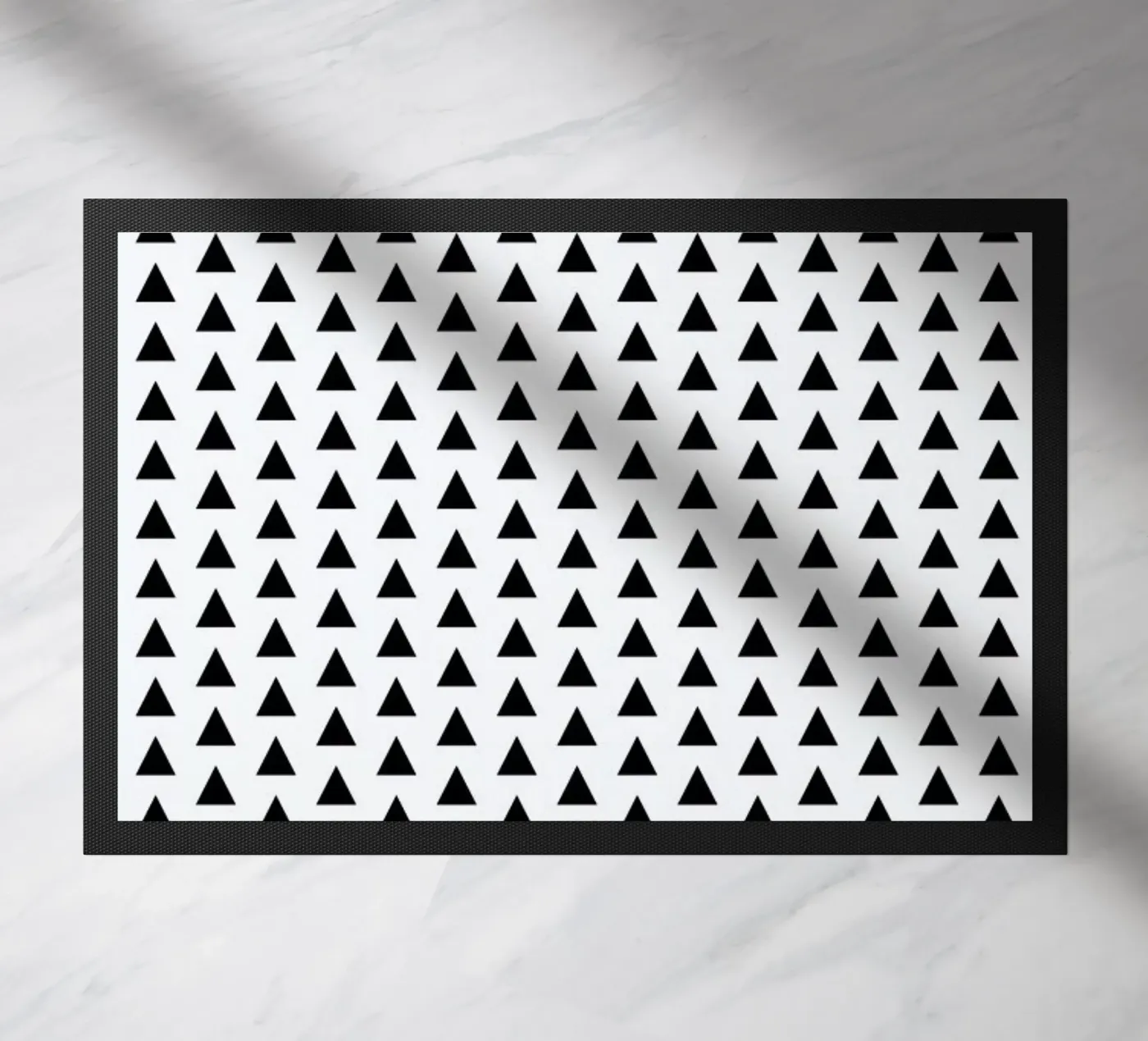 Black and White doormat by Charlotte Winter