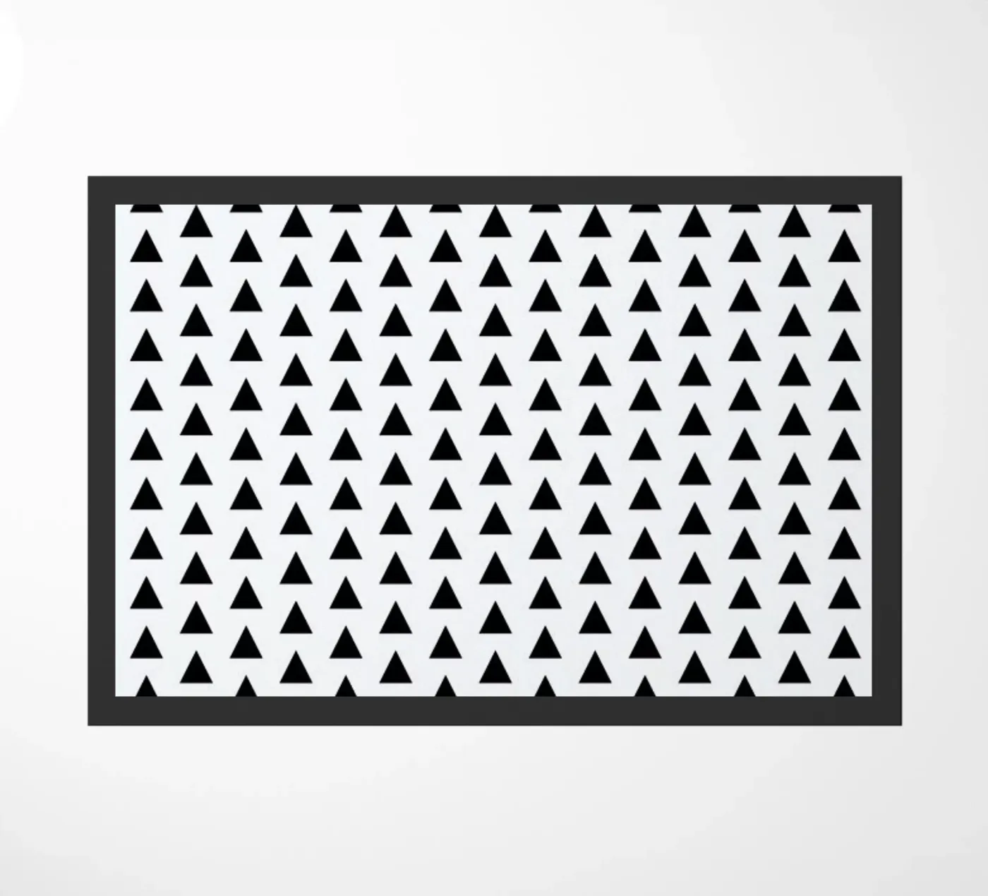 Black and White doormat by Charlotte Winter