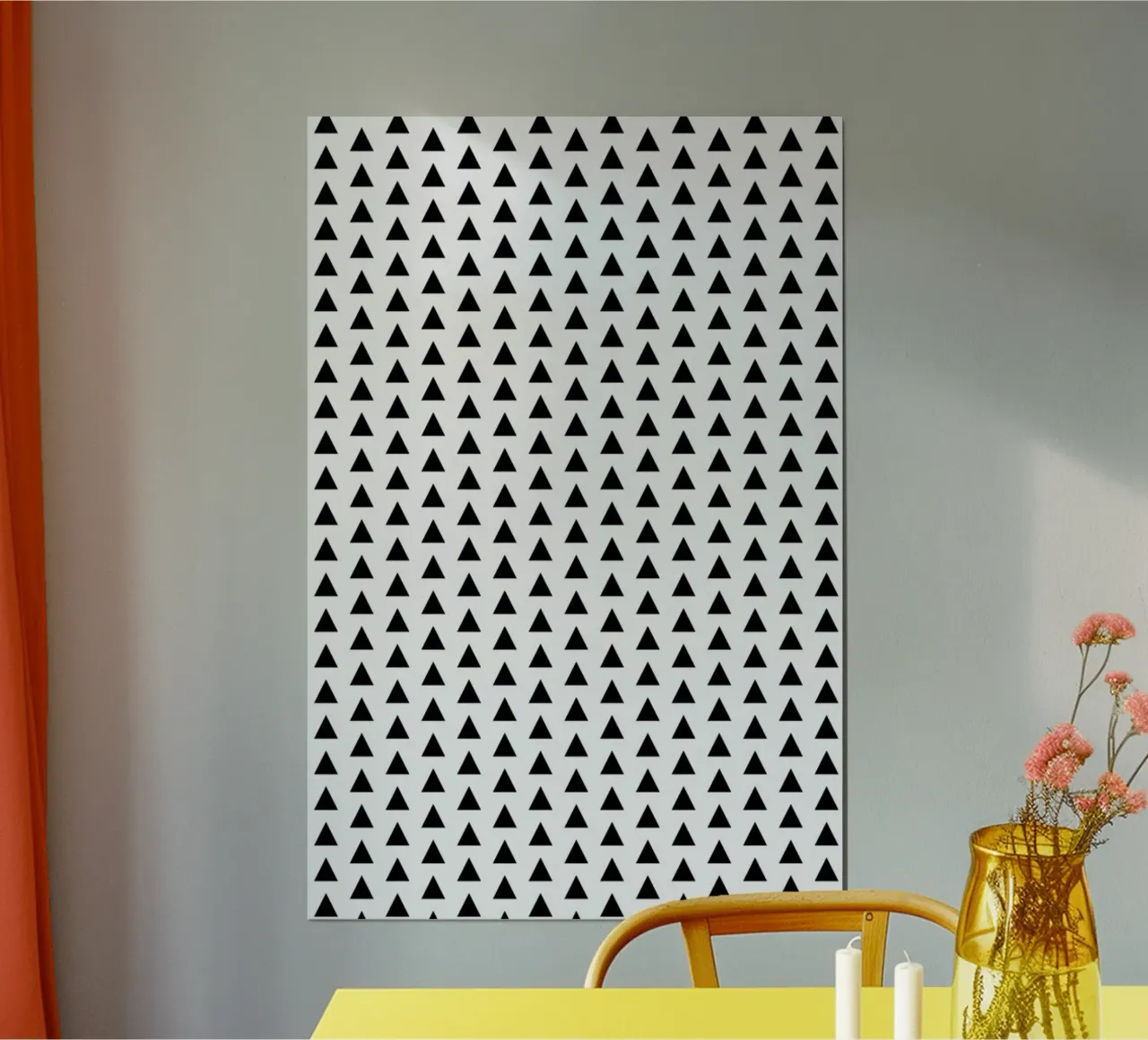 Black and White poster con telaio in legno da Charlotte Winter