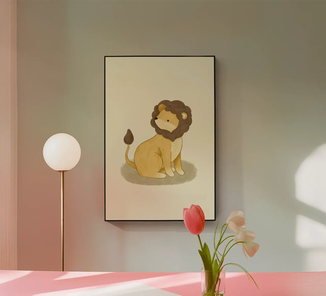 Anna Lunak - Löwe plexiglass da The Artcircle