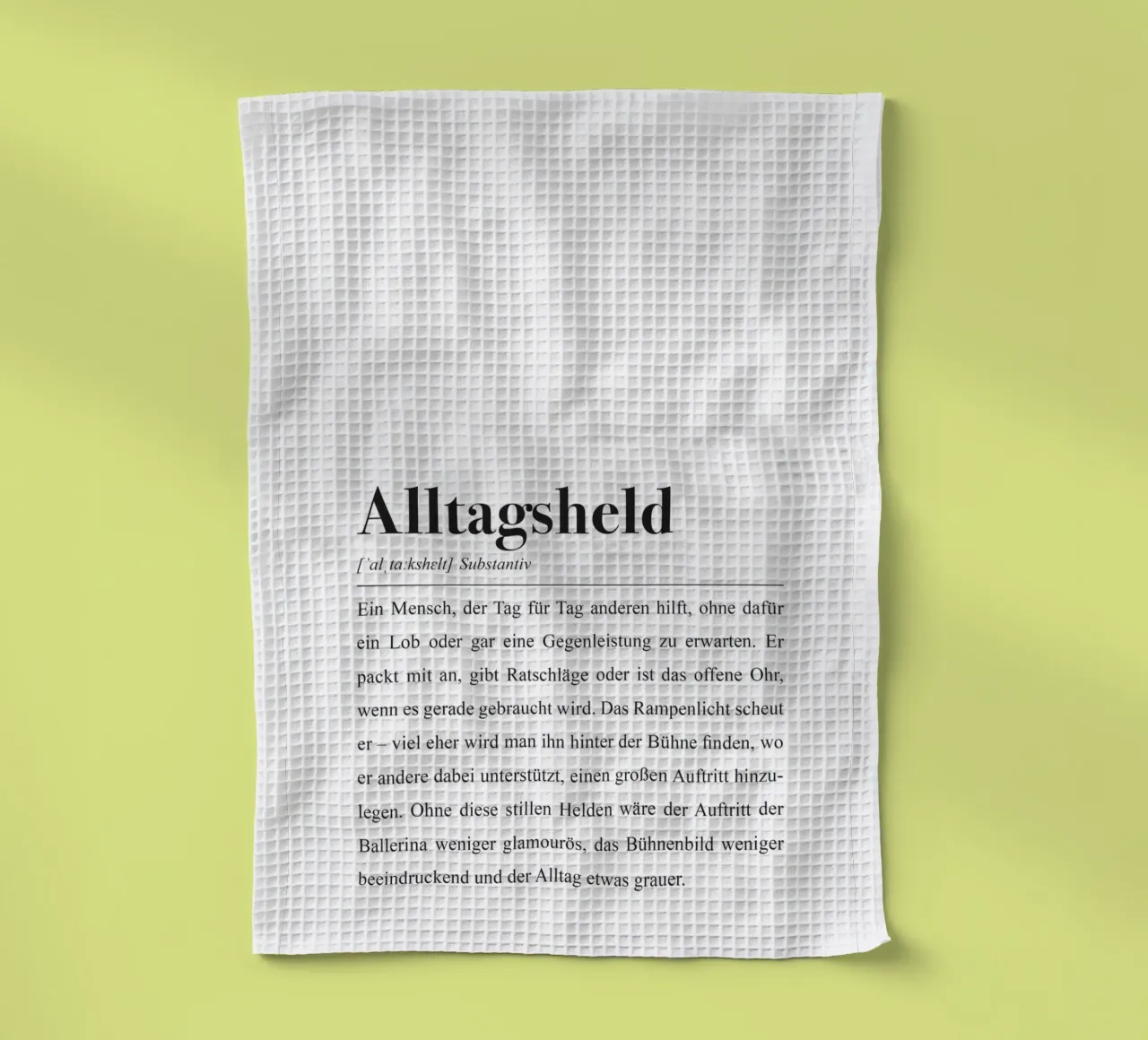 Héros du quotidien : définition dans le style d'un dictionnaire torchon de Pulse of Art