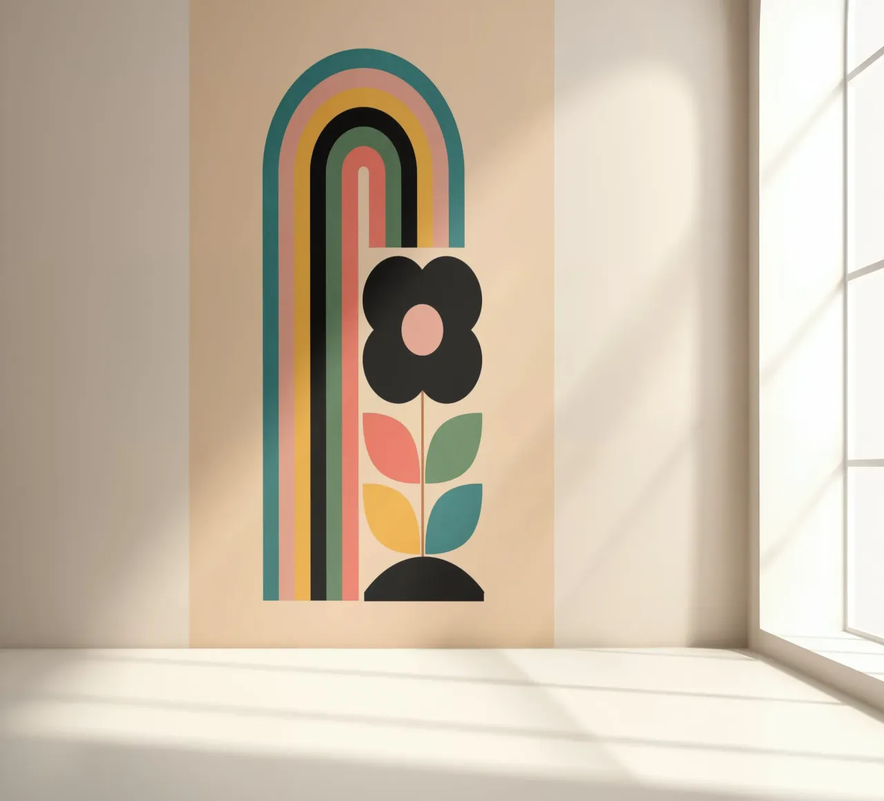 Rainbow fotobehang van Gaite