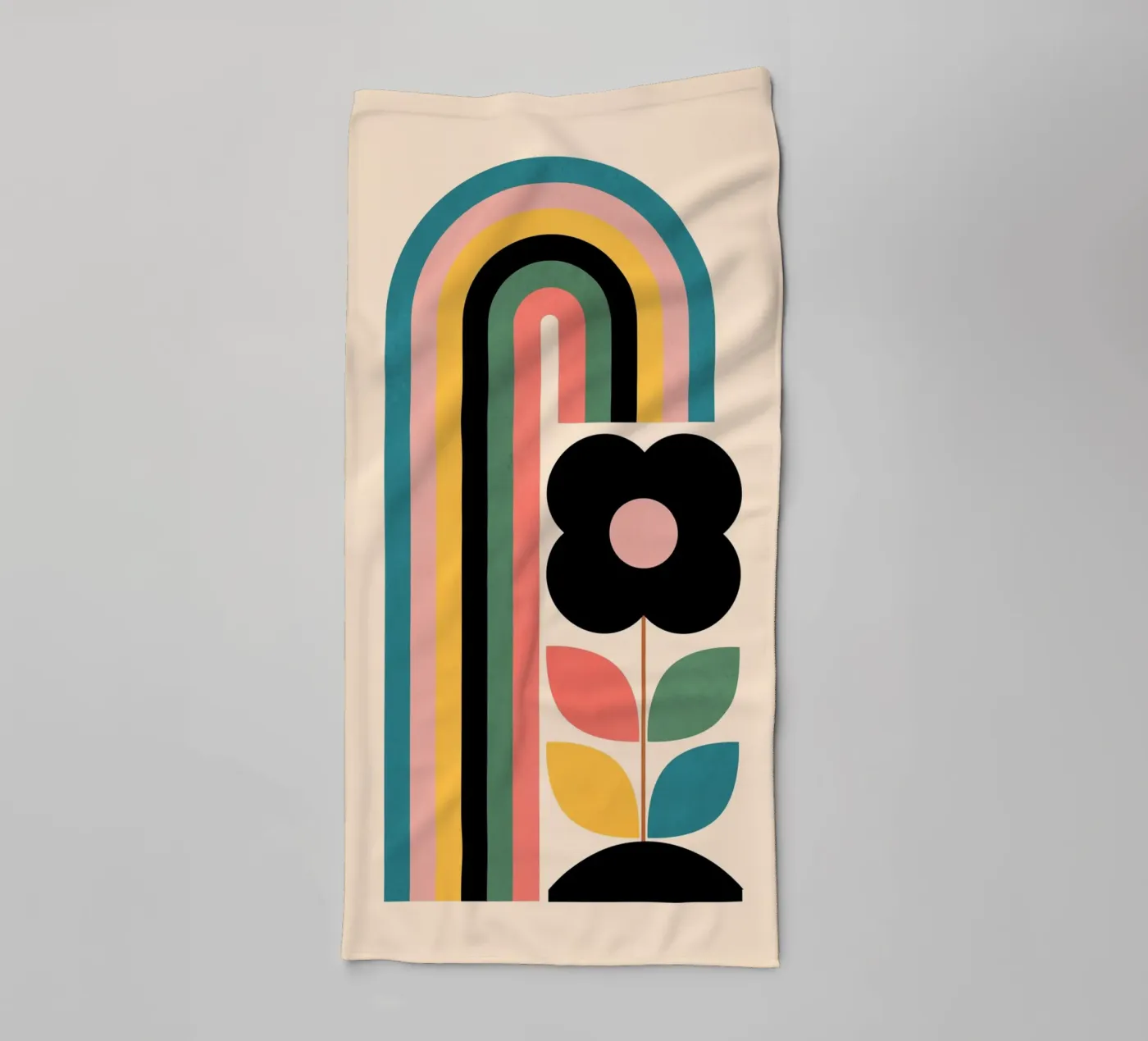 Rainbow towel by Gaite