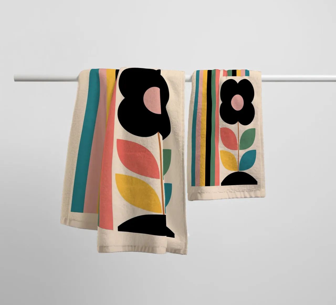 Rainbow towel by Gaite