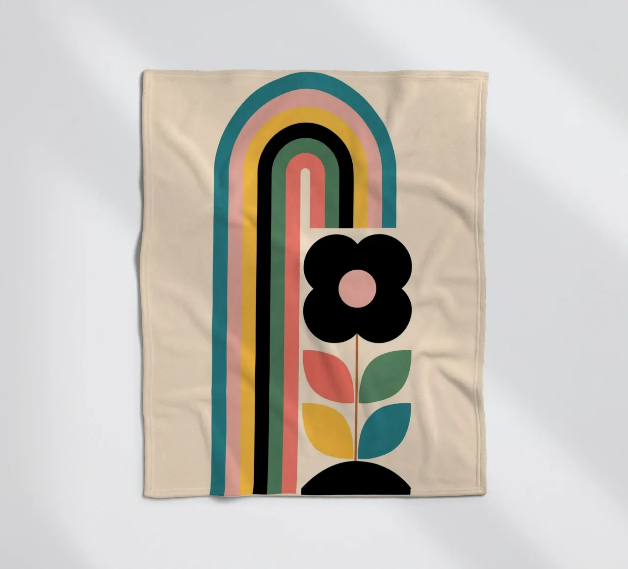 Regenboog fleecedeken van Gaite