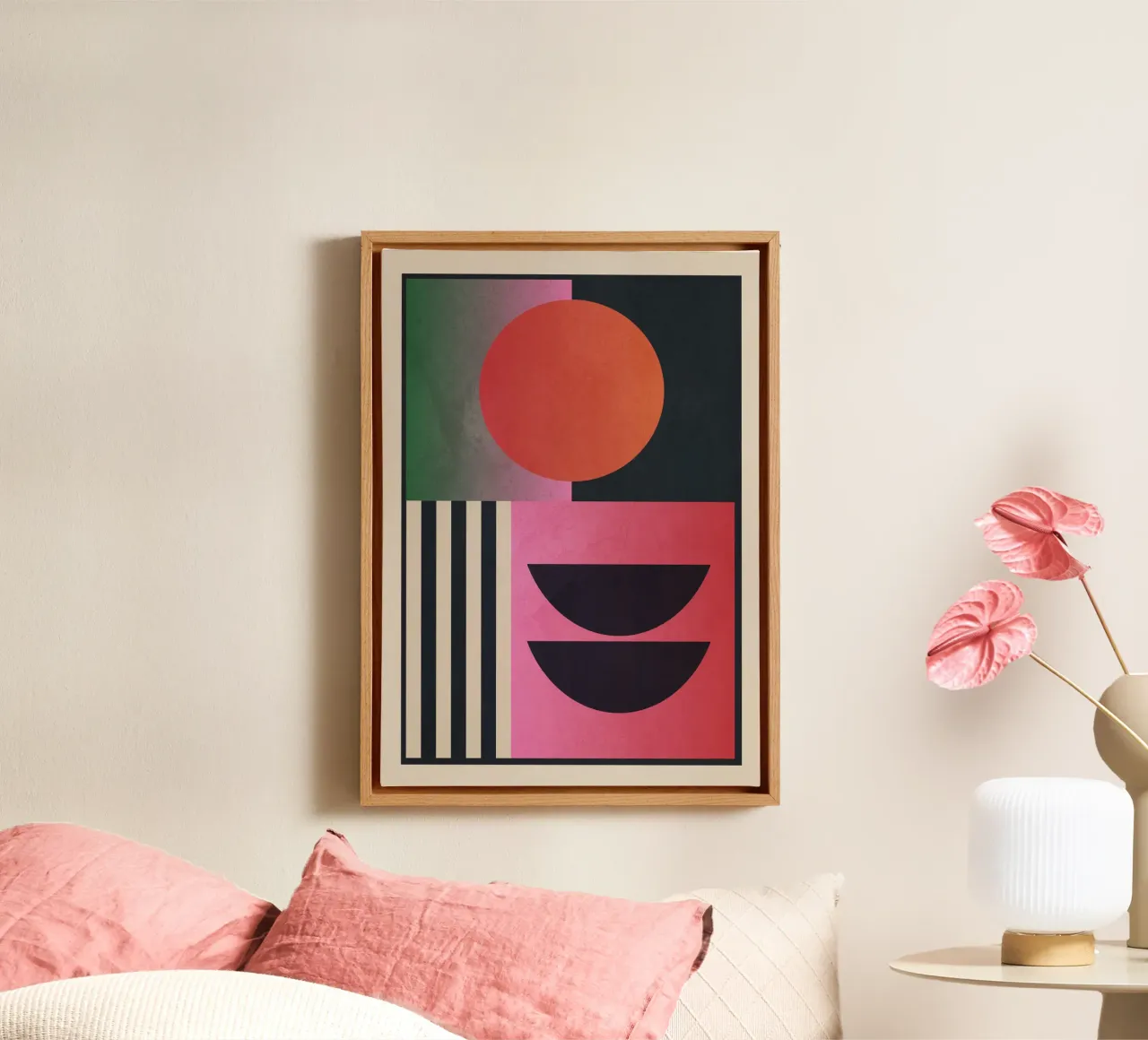Geometric Abstraction 54 canvas by Gaite