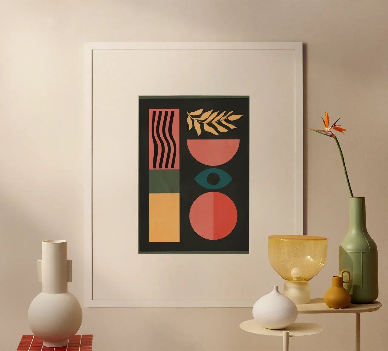 Abstraction géométrique 237 poster de Gaite