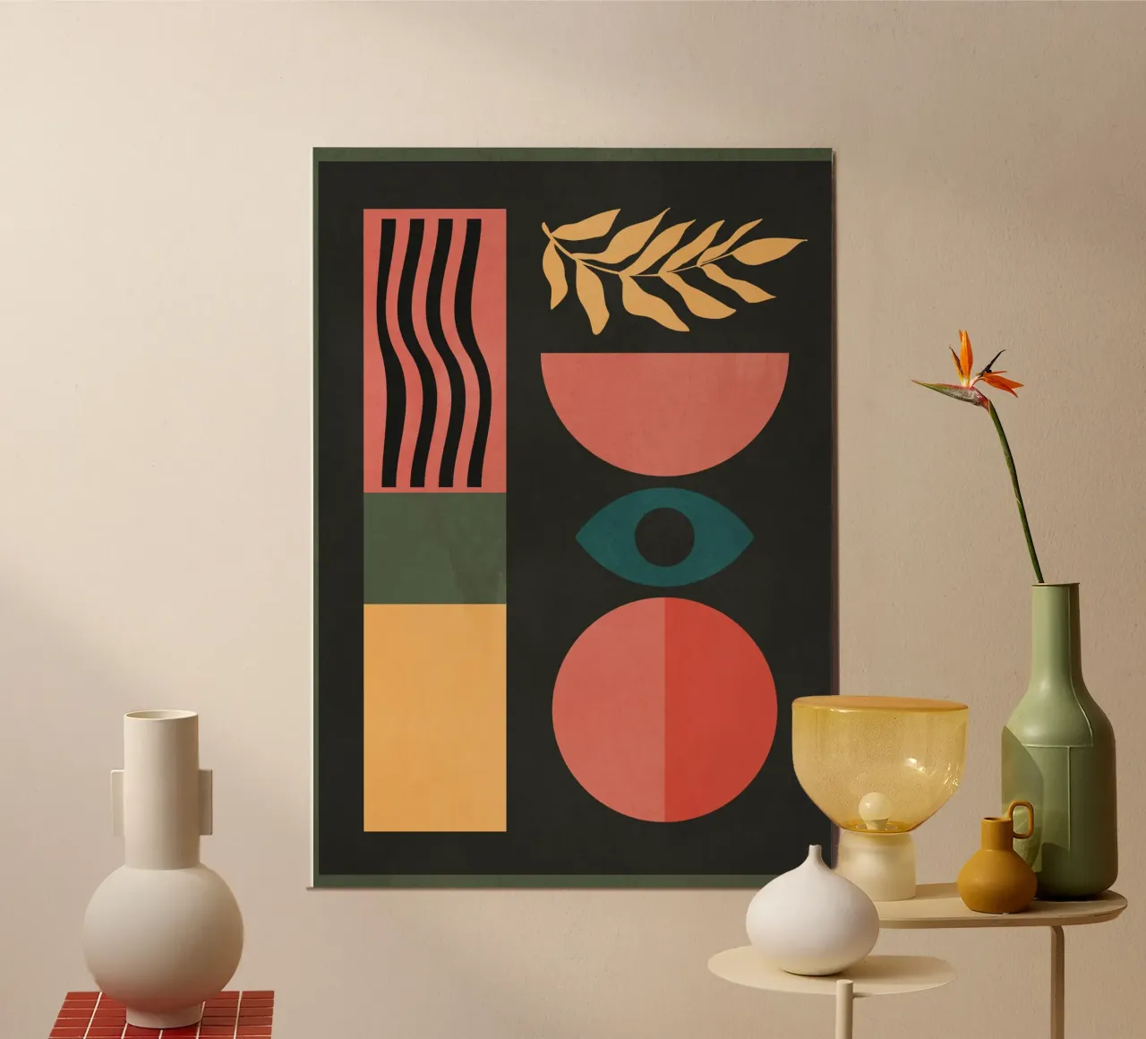 Abstraction géométrique 237 poster de Gaite