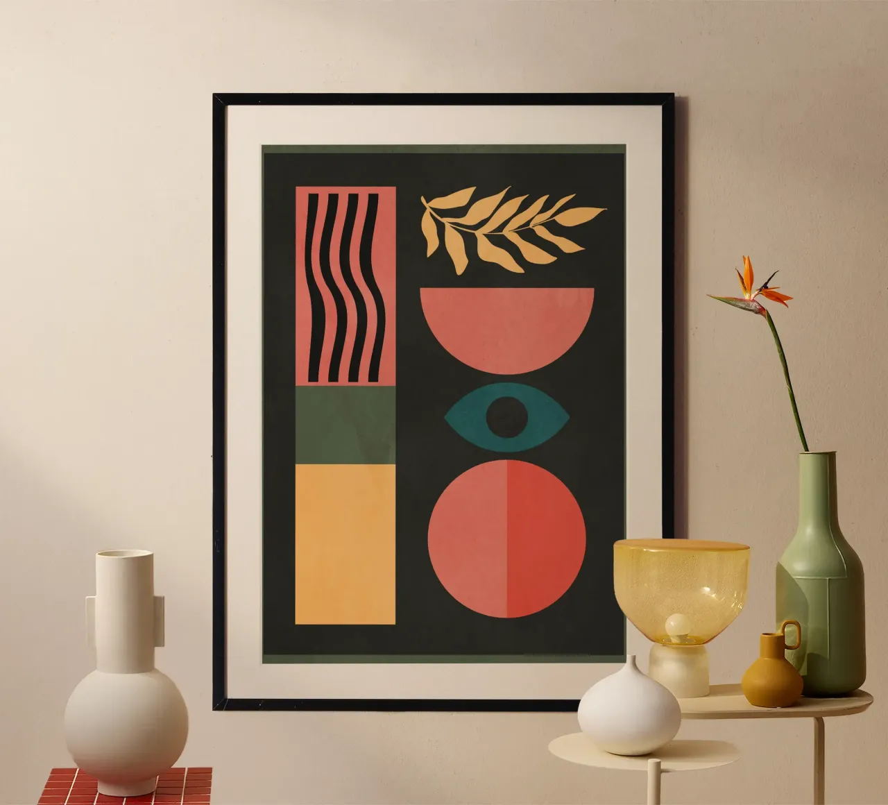 Abstraction géométrique 237 poster de Gaite