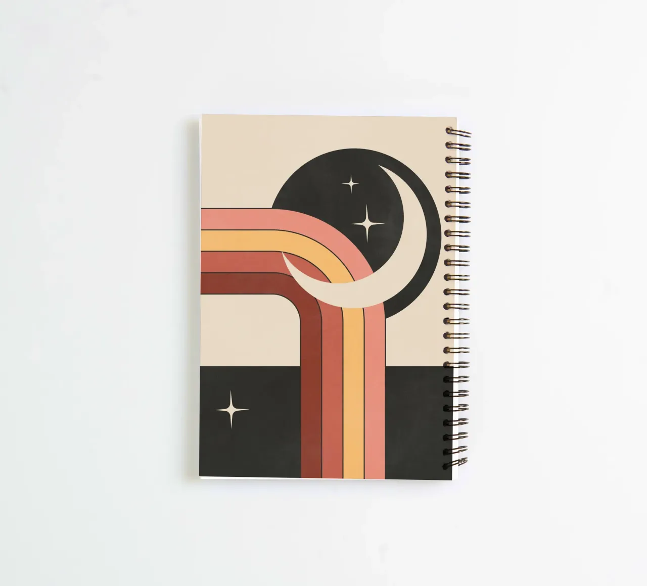 Geometric Abstraction 60 spiral notebook by Gaite