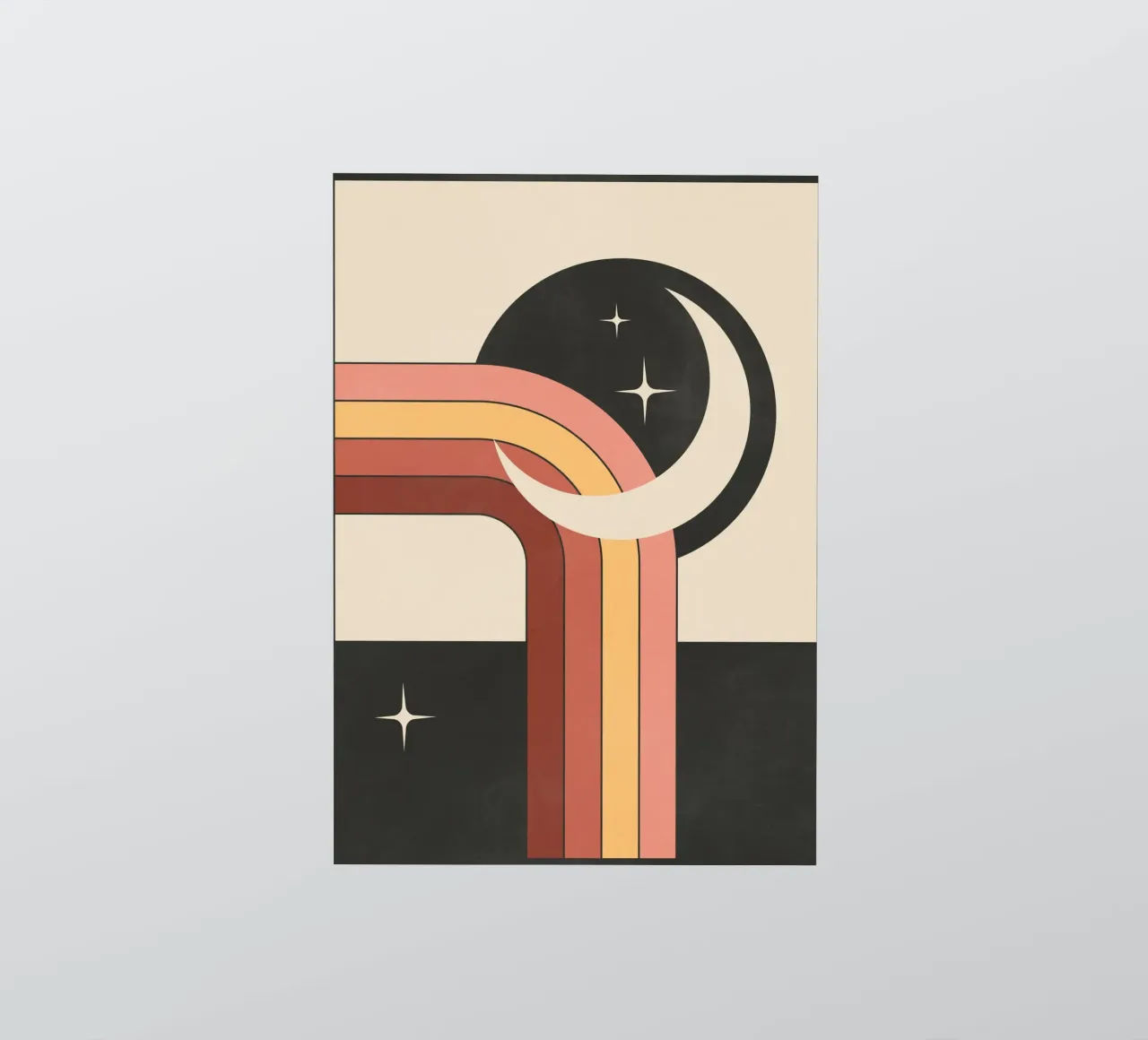 Geometric Abstraction 60 sticker by Gaite