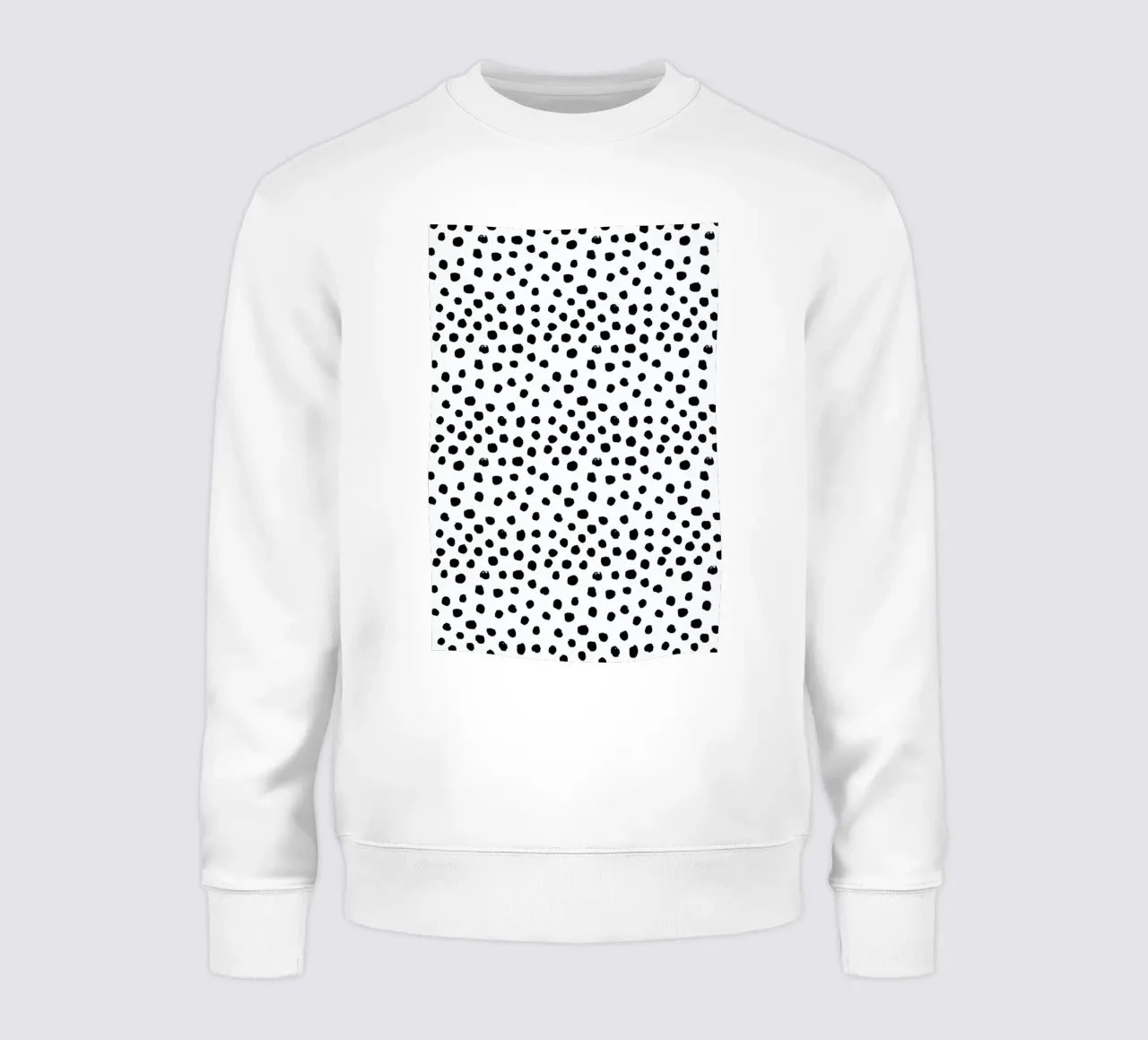 Dots Black And White sweatshirt van Charlotte Winter