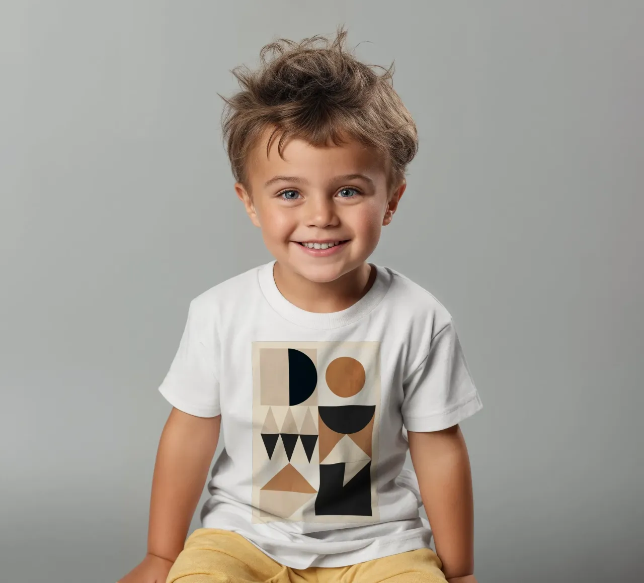 Formes géométriques 252 t-shirt enfant de Gaite