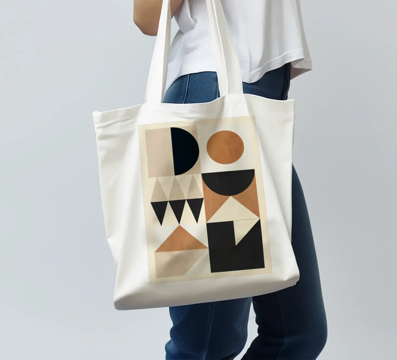 Forme geometriche 252 borsa in juta da Gaite