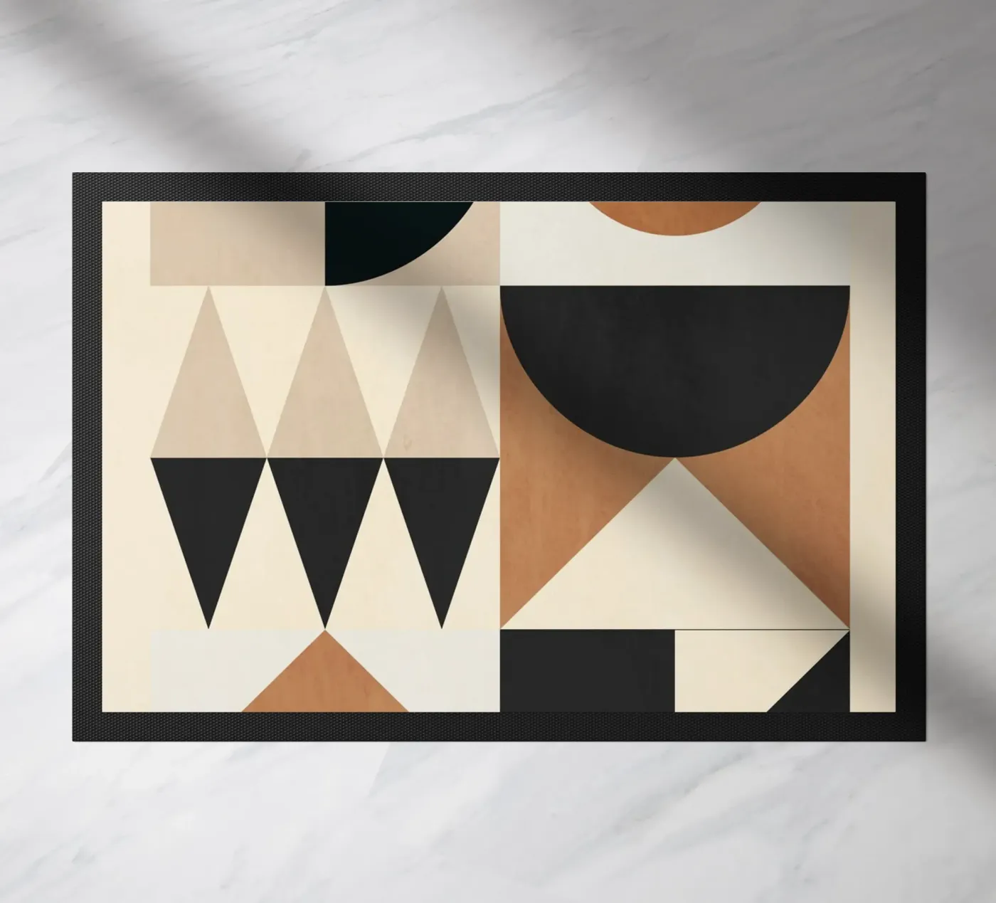 Geometric Shapes 252 doormat by Gaite