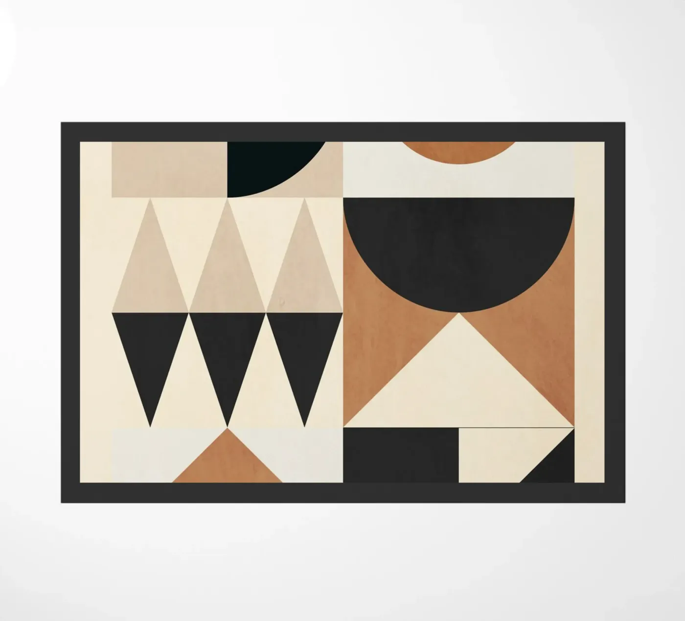 Geometric Shapes 252 doormat by Gaite