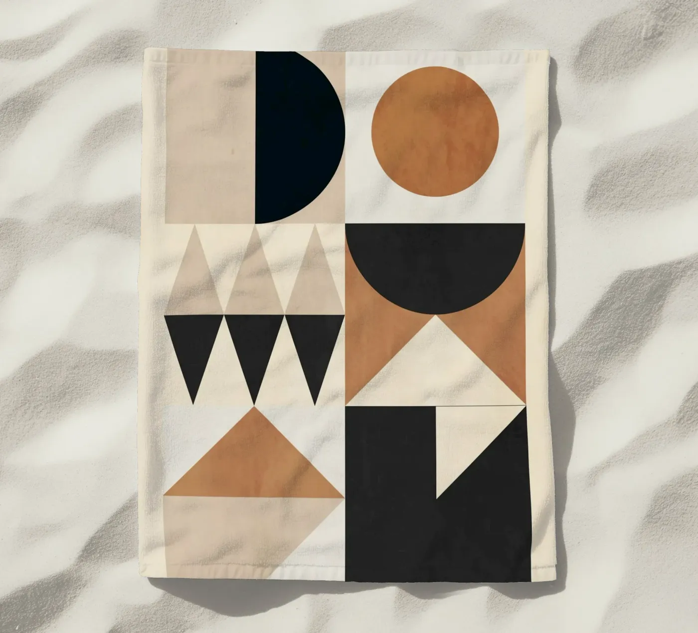 Geometric Shapes 252 beach towel by Gaite