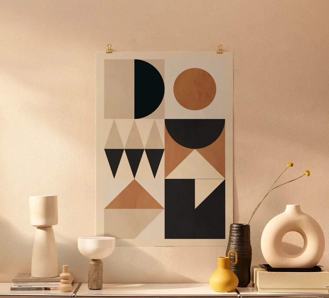 Geometric Shapes 252 poster da Gaite