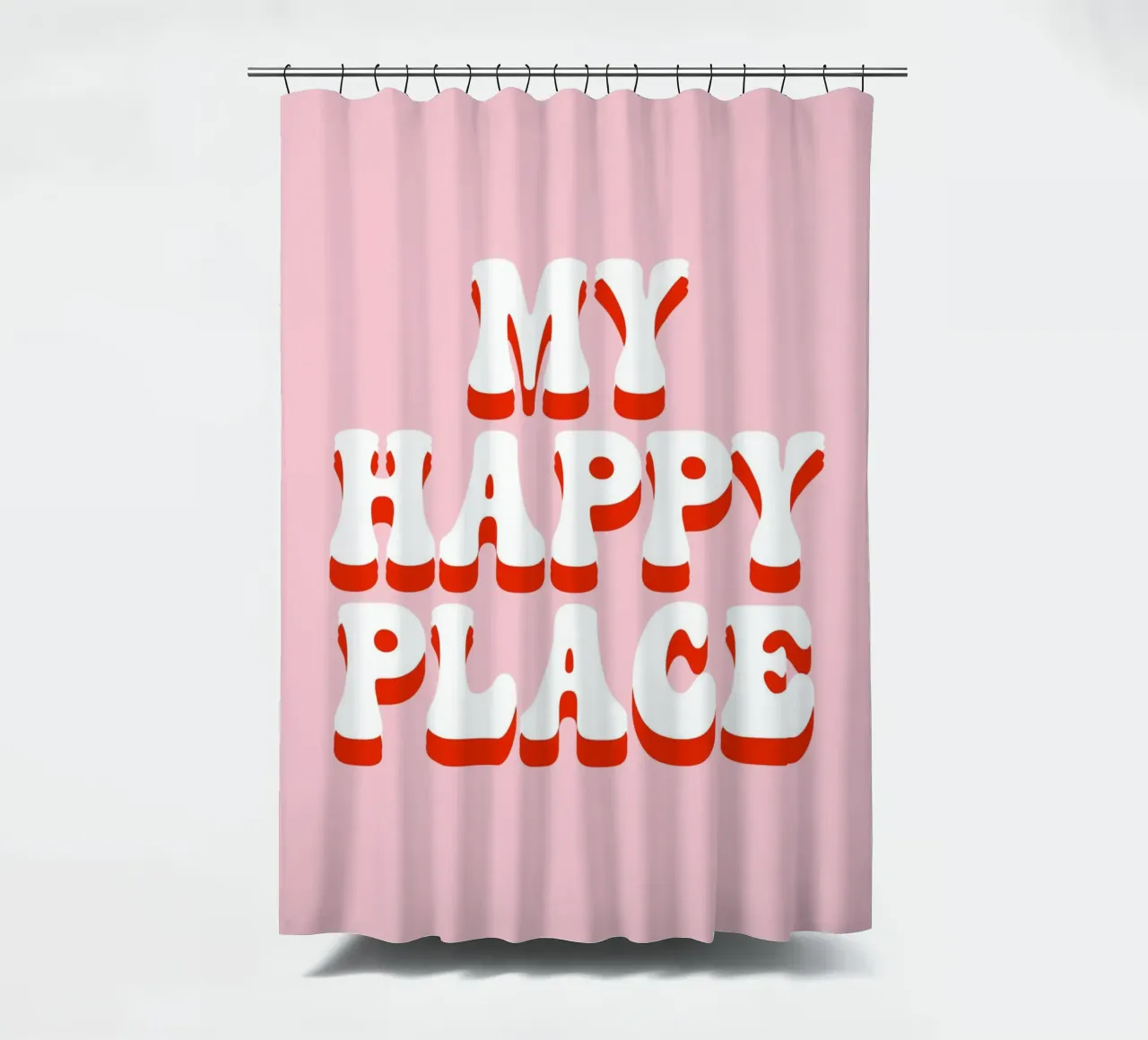 My happy place tenda da doccia da BAINAI QUOTES