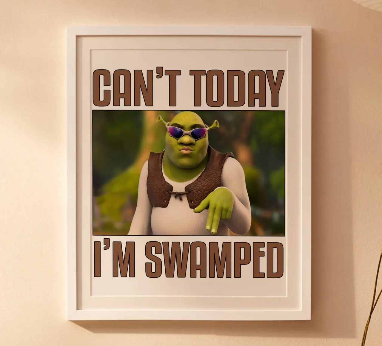 Oggi non posso, sono sommerso di lavoro poster da theganduls