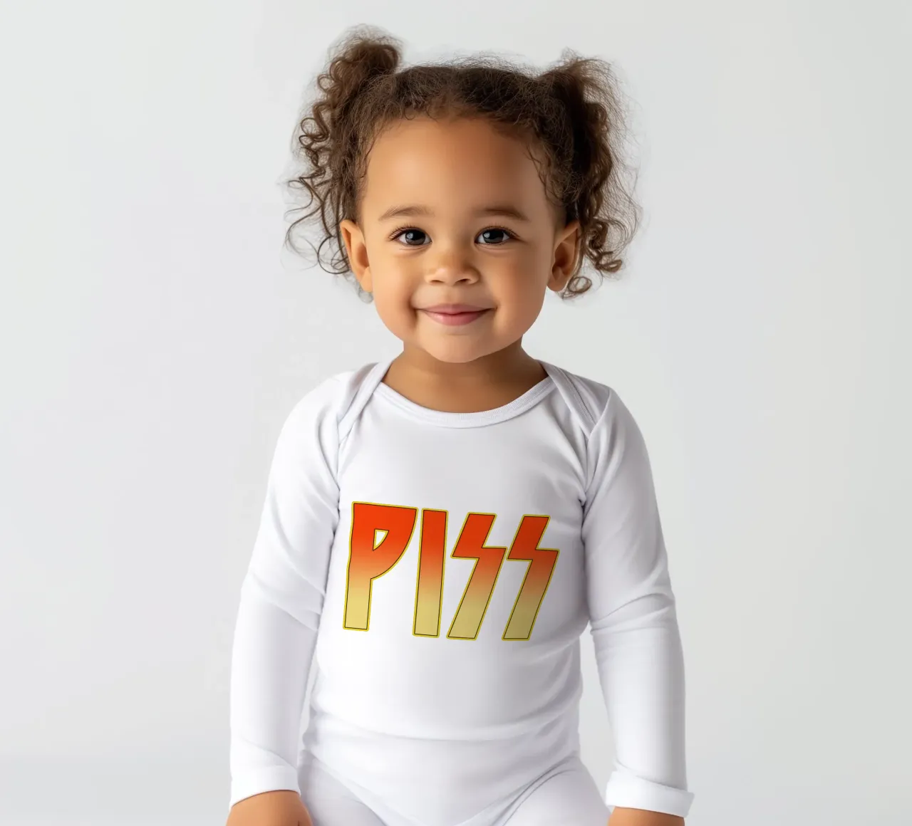 Design per tshirt divertente body neonato maniche lunghe da theganduls