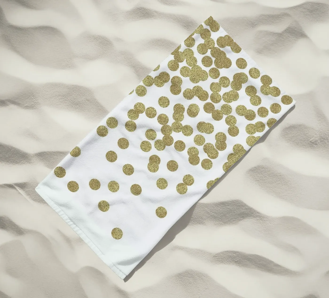 Gold Glitter telo mare da Charlotte Winter